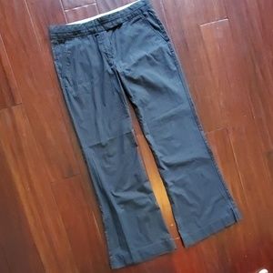 Theory navy blue pinstripe dress pants slacks 8